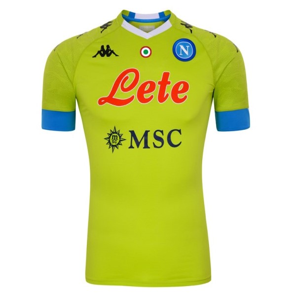 Camiseta Napoli Replica Segunda Ropa Portero 2020/21 Verde